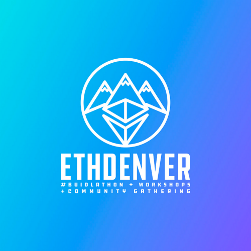 A graphic representing the EthDenver event.
