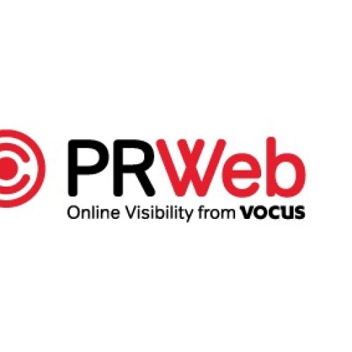 A promotional image for PRWeb.